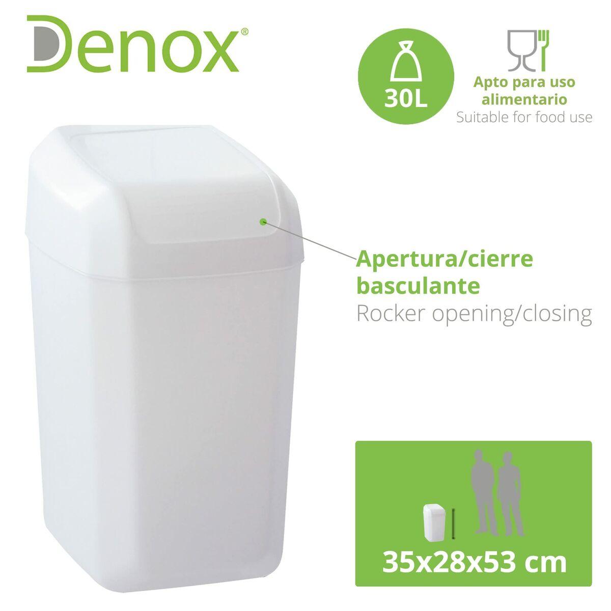 Papelera Denox Blanco 30 L