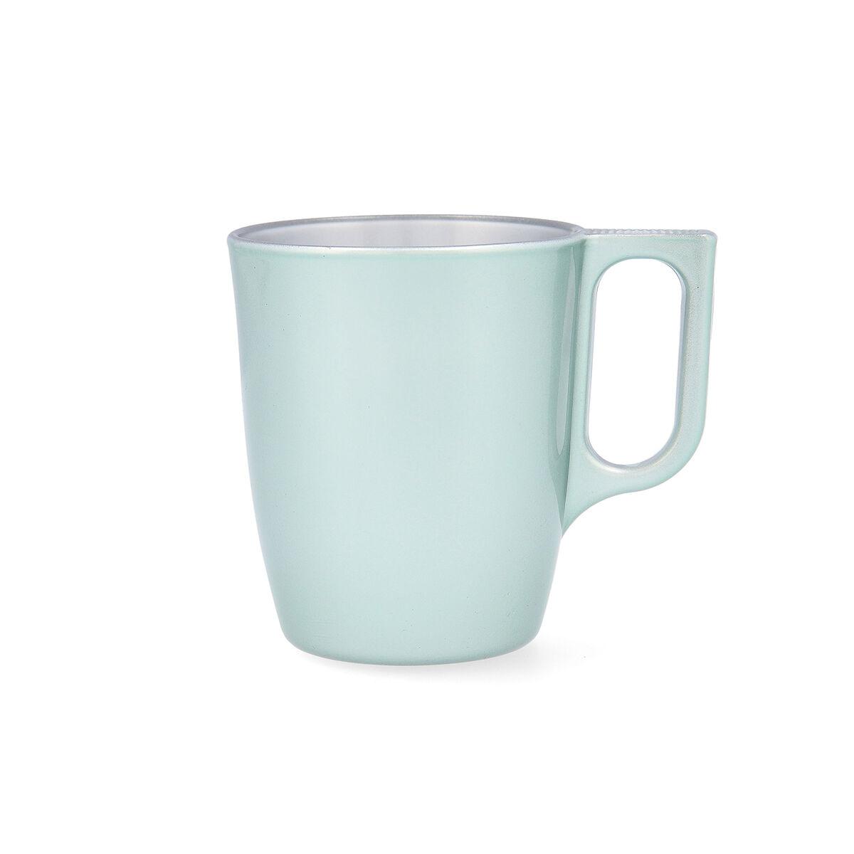 Taza Luminarc Flashy Breakfast Desayuno Turquesa Vidrio (250 ml) (6 Unidades)