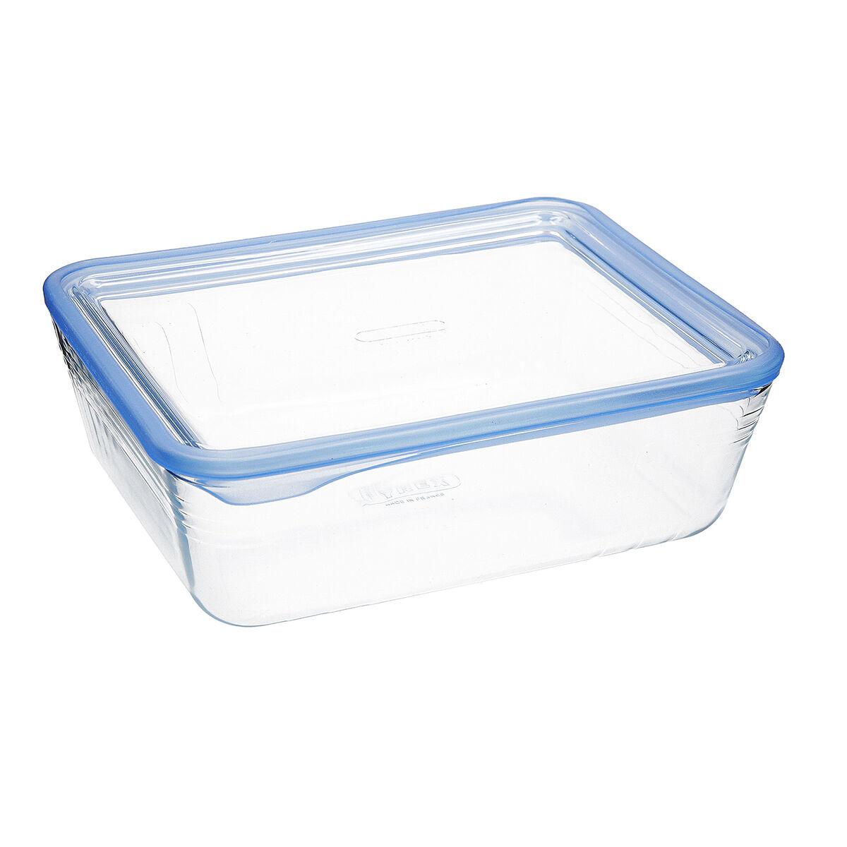 Fiambrera Hermética Pyrex Pure Glass Transparente Vidrio (800 ml) (6 Unidades)