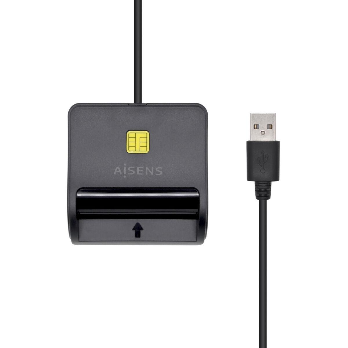 Lector de Tarjetas DNI/SIP Aisens ASCR-SN01-BK Negro