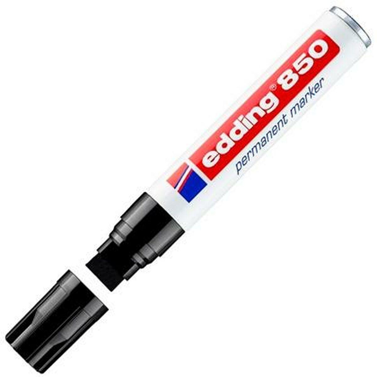 Rotulador permanente Edding 850 Negro (5 Unidades)