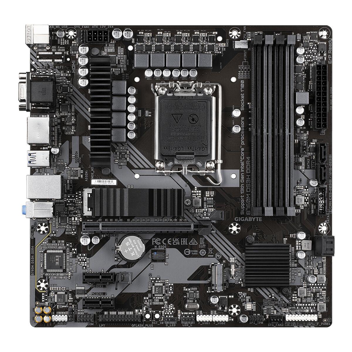 Placa Base Gigabyte B760M DS3H DDR4 Intel B760 LGA 1700