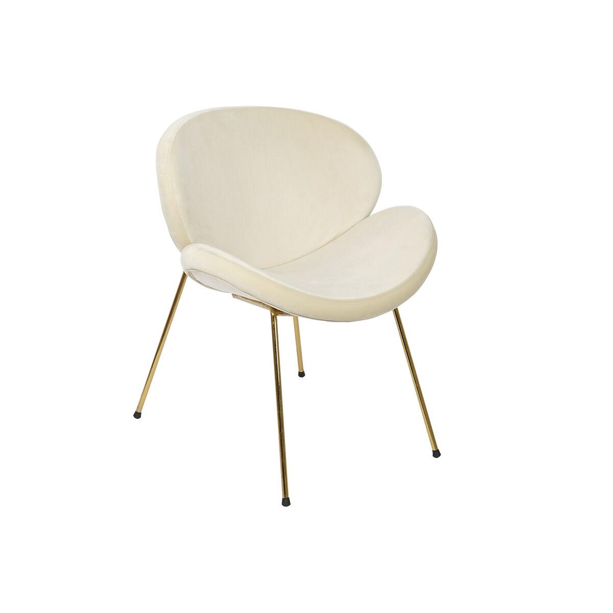 Silla DKD Home Decor Oro Beige Dorado 63 x 57 x 73 cm