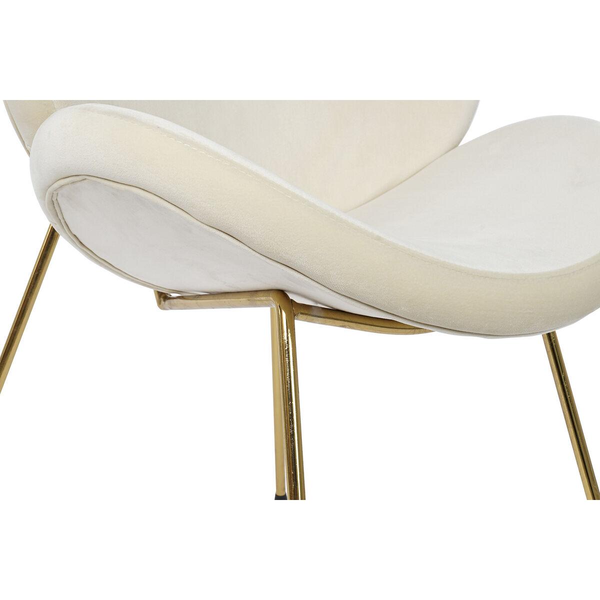 Silla DKD Home Decor Oro Beige Dorado 63 x 57 x 73 cm