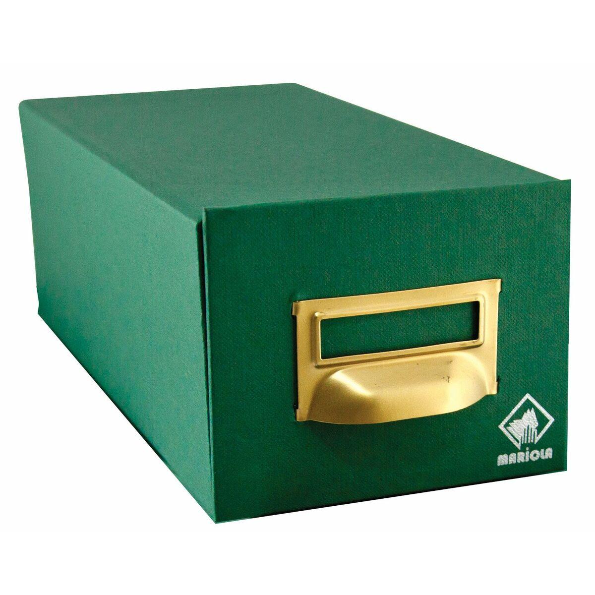 Archivador rellenable Mariola Verde Cartón 22 x 15,5 x 25 cm
