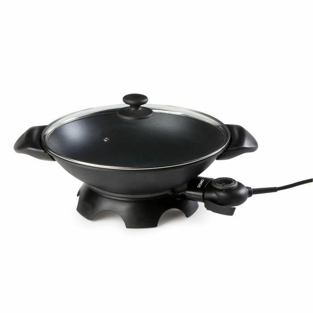 Sartén Wok DOMO DO-8708W 2000 W 5 L Negro