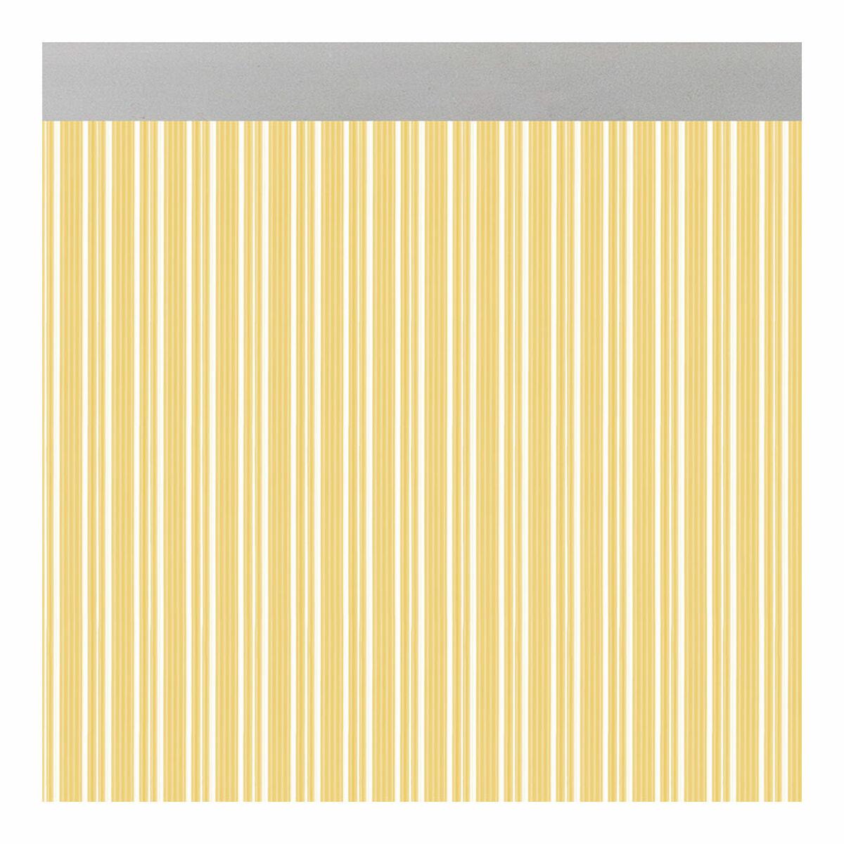 Cortina Acudam Ferrara Puertas Amarillo Transparente Exterior PVC Aluminio 90 x 210 cm