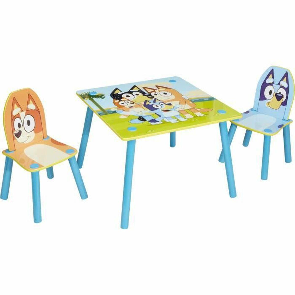 Conjunto de Mesa y Sillas para Niños Moose Toys Bluey