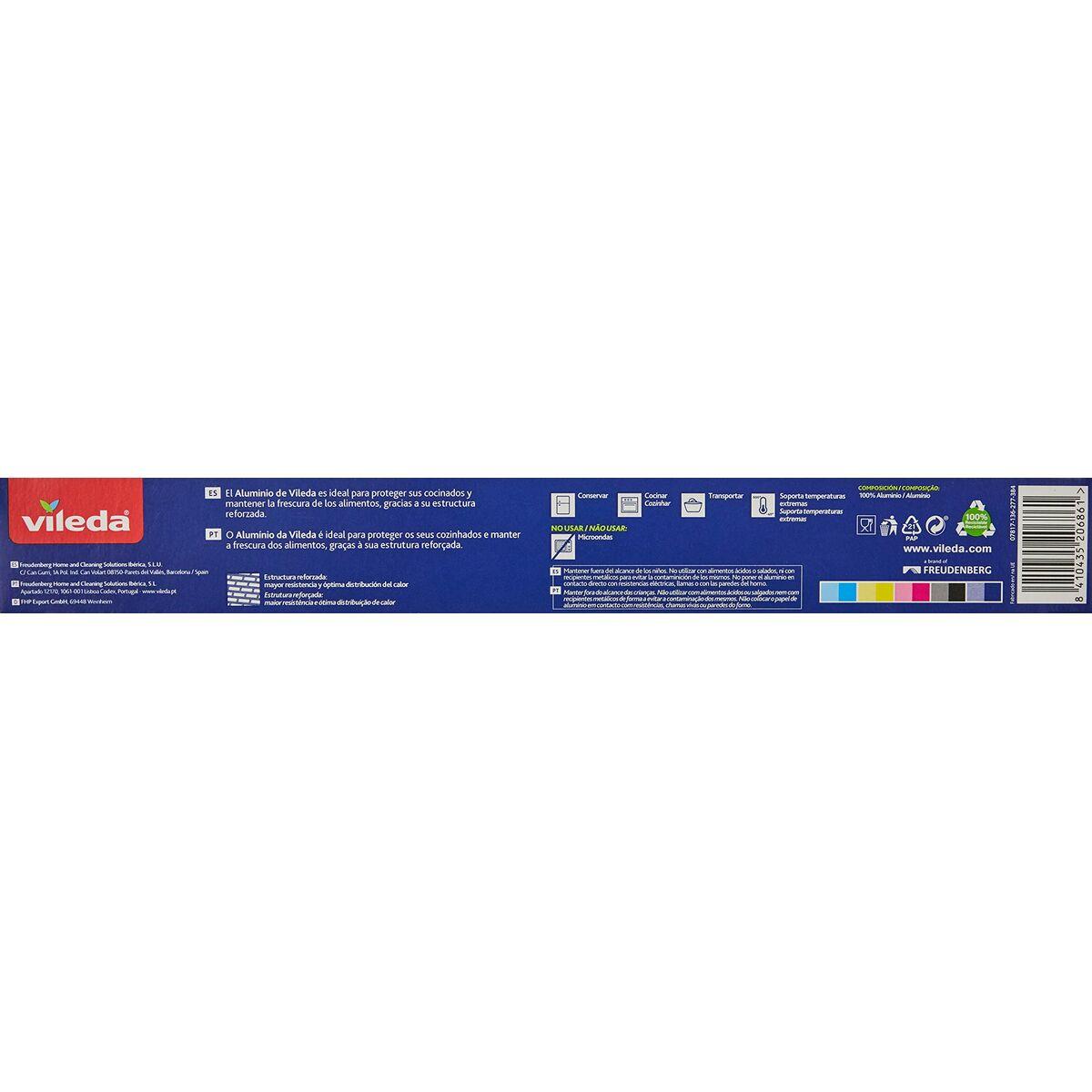 Papel de aluminio Vileda 151845 Freshmate