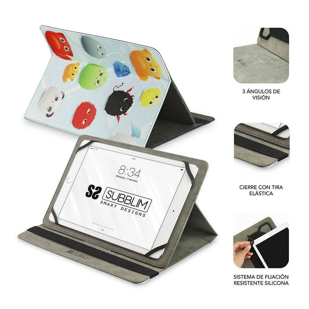 Funda para Tablet Subblim Trendy Furry Multicolor 10,1