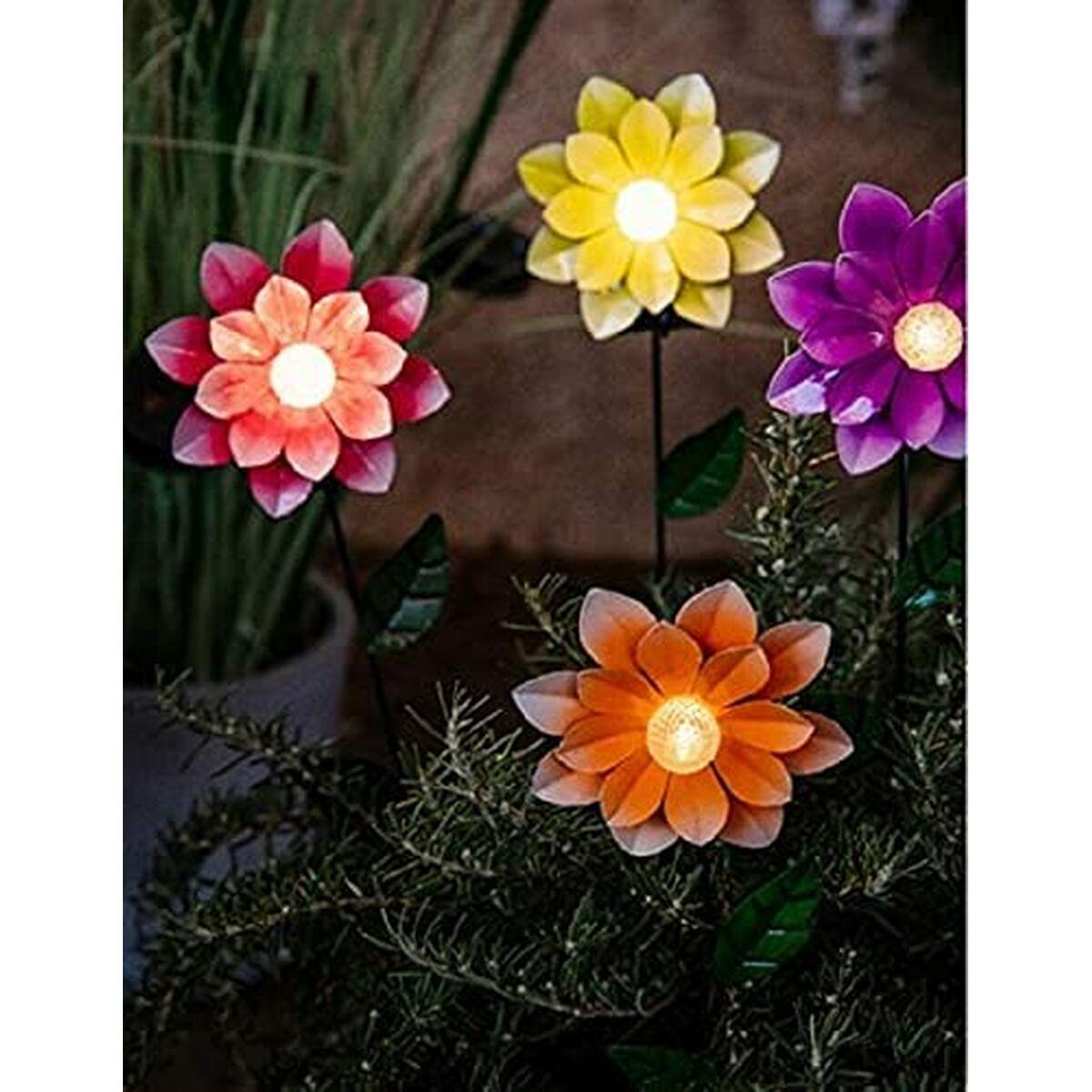 Luz solar Lumineo 11 x 6 x 49,5 cm Solar Flor