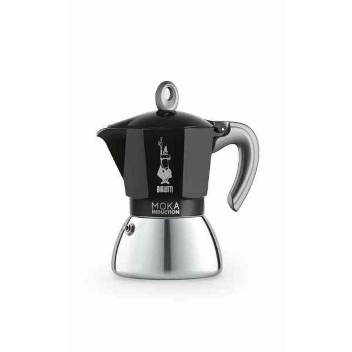 Cafetera Italiana Beurer BIALETTI NEW MOKA 6 Tazas Negro Metal Aluminio