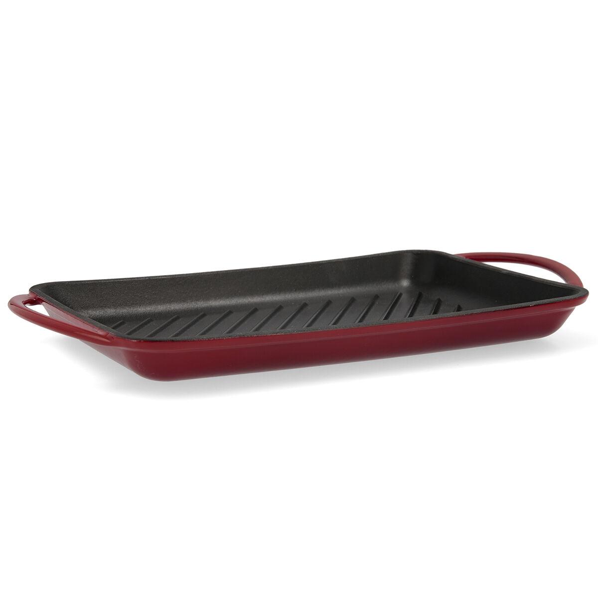 Asadora Bidasoa   Hierro Fundido 22 x 40 cm Rojo