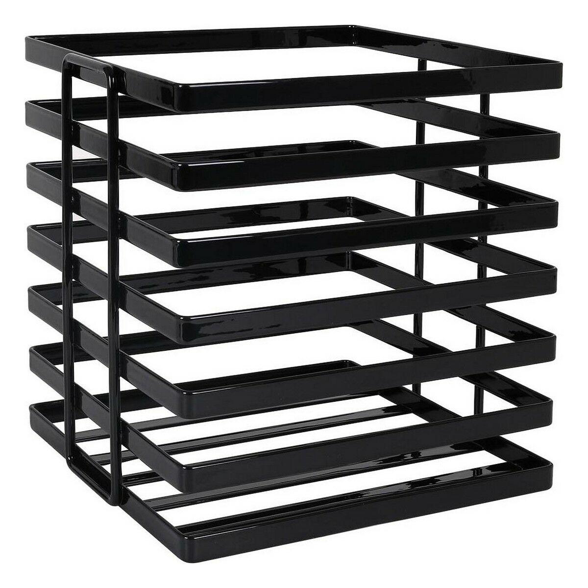Soporte para Utensilios de Cocina Inde Metal 25 x 25 x 26 cm Cesta Multiusos