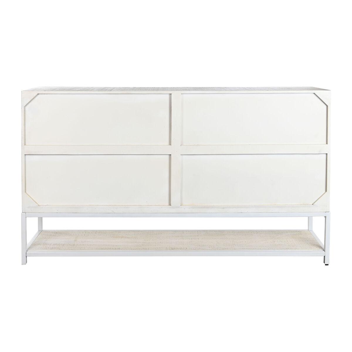 Aparador DKD Home Decor 170 x 45 x 100 cm Metal Blanco Madera de mango