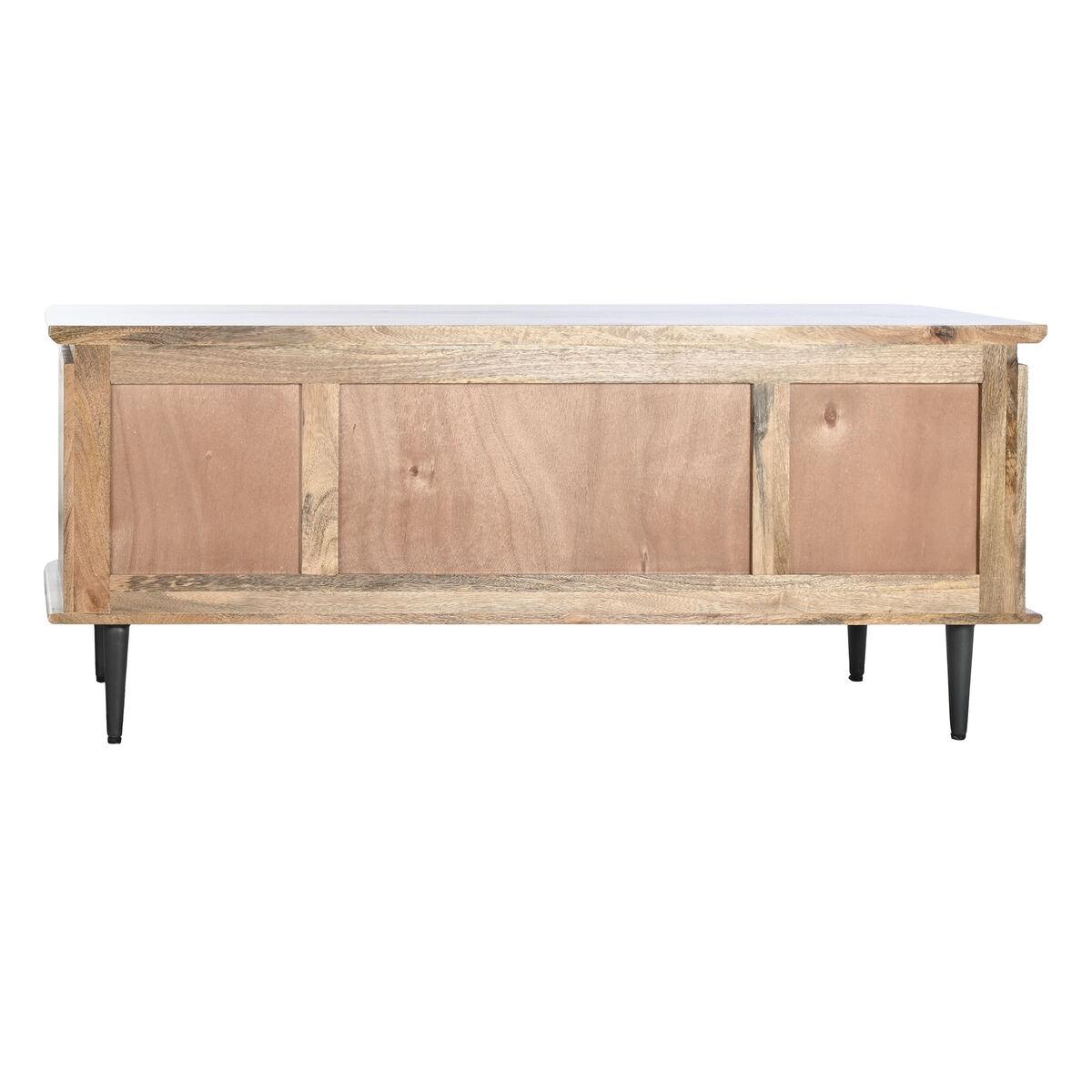 Mueble de TV DKD Home Decor Natural Metal Madera de mango 140 x 40 x 55 cm