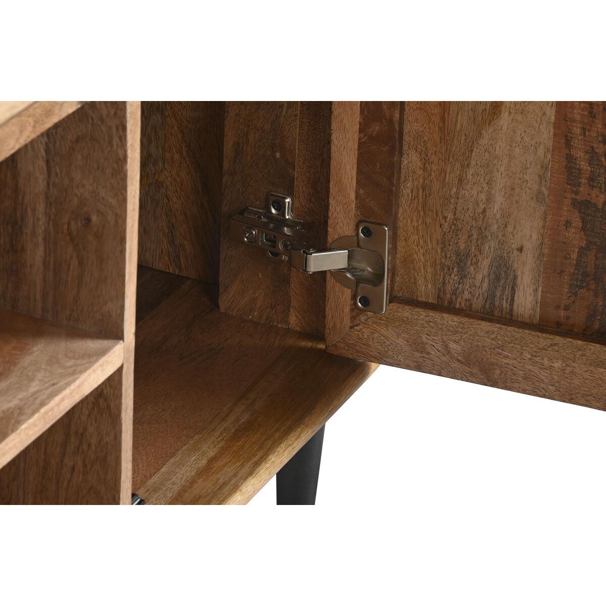 Mueble de TV DKD Home Decor Natural Metal Madera de mango 140 x 40 x 55 cm
