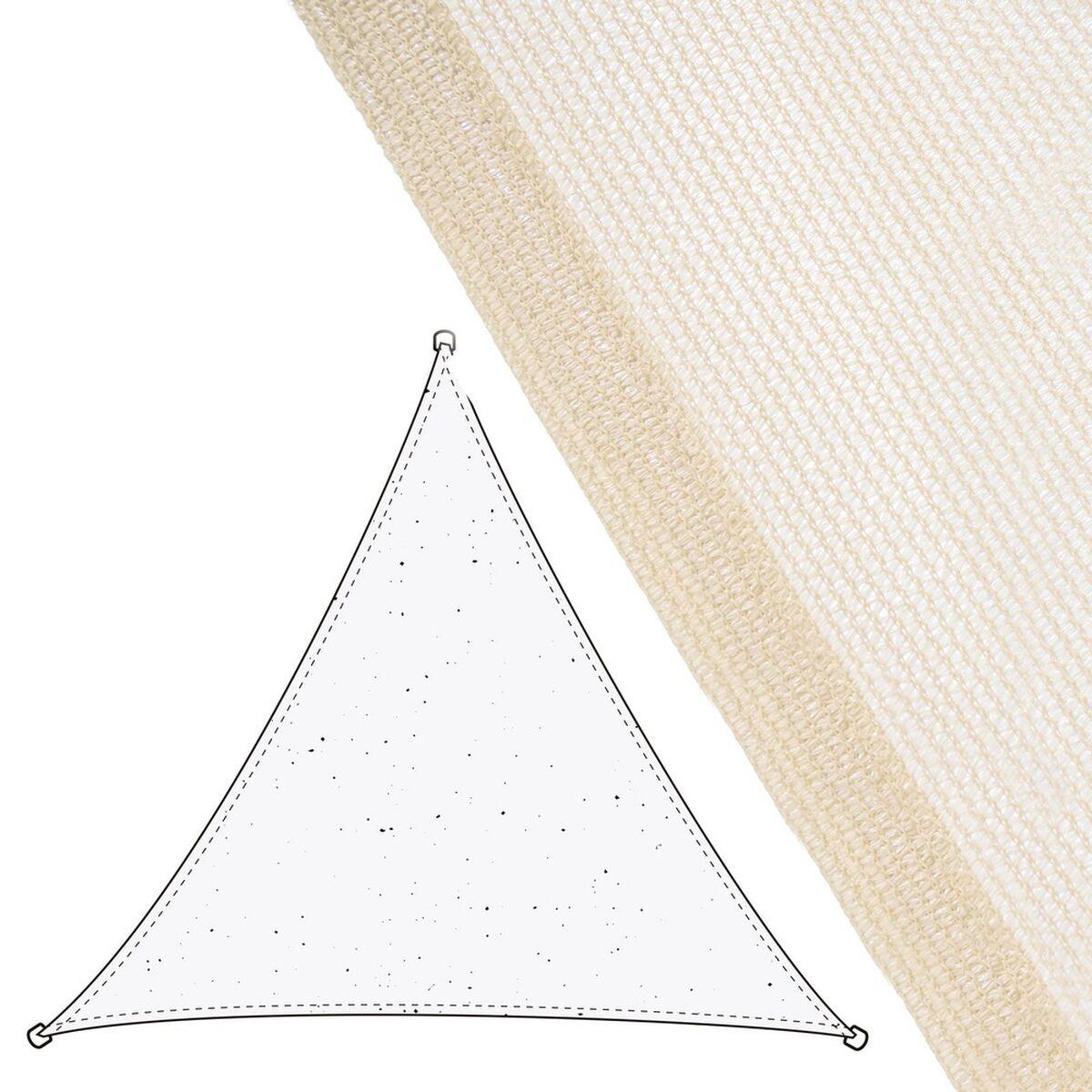 Vela de sombra Vela sombreo Beige 5 x 5 m 500 x 500 x 0,5 cm Toldo
