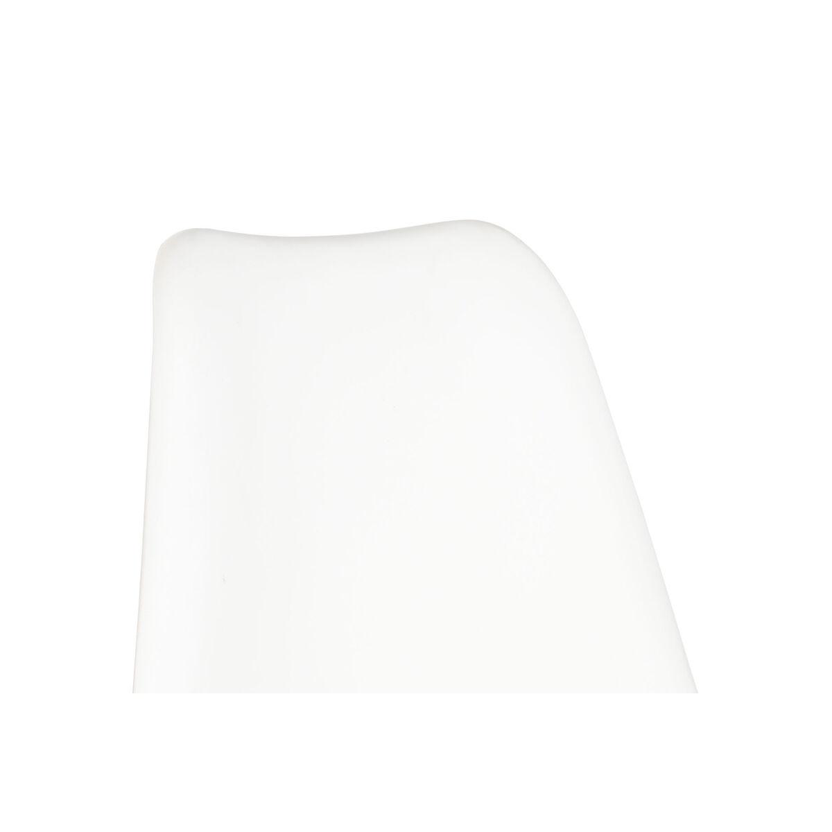 Taburete DKD Home Decor 48,5 x 55 x 109 cm Blanco Haya