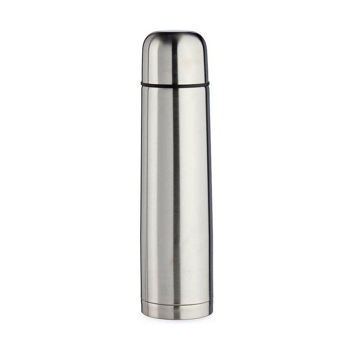 Termo Plateado Acero Inoxidable 1 L (12 Unidades)