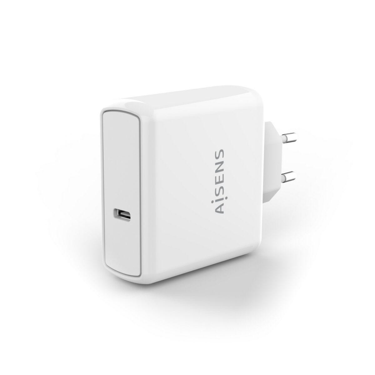 Cargador Aisens Cargador PD3.0 QC3.0 1 Puerto 1xUSB-C 60W, Blanco USB-C Blanco