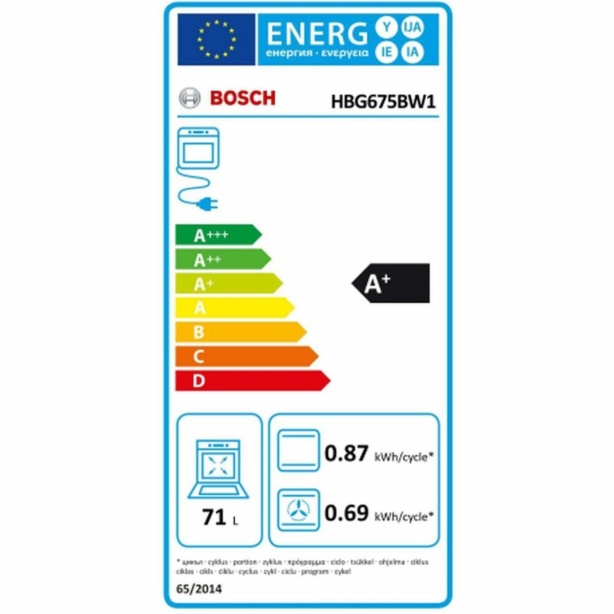 Horno BOSCH HBG675BW1 71 L Display TFT 3650W