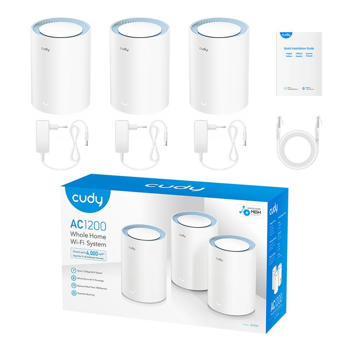 Repetidor Wifi Cudy AC1200 3 Unidades