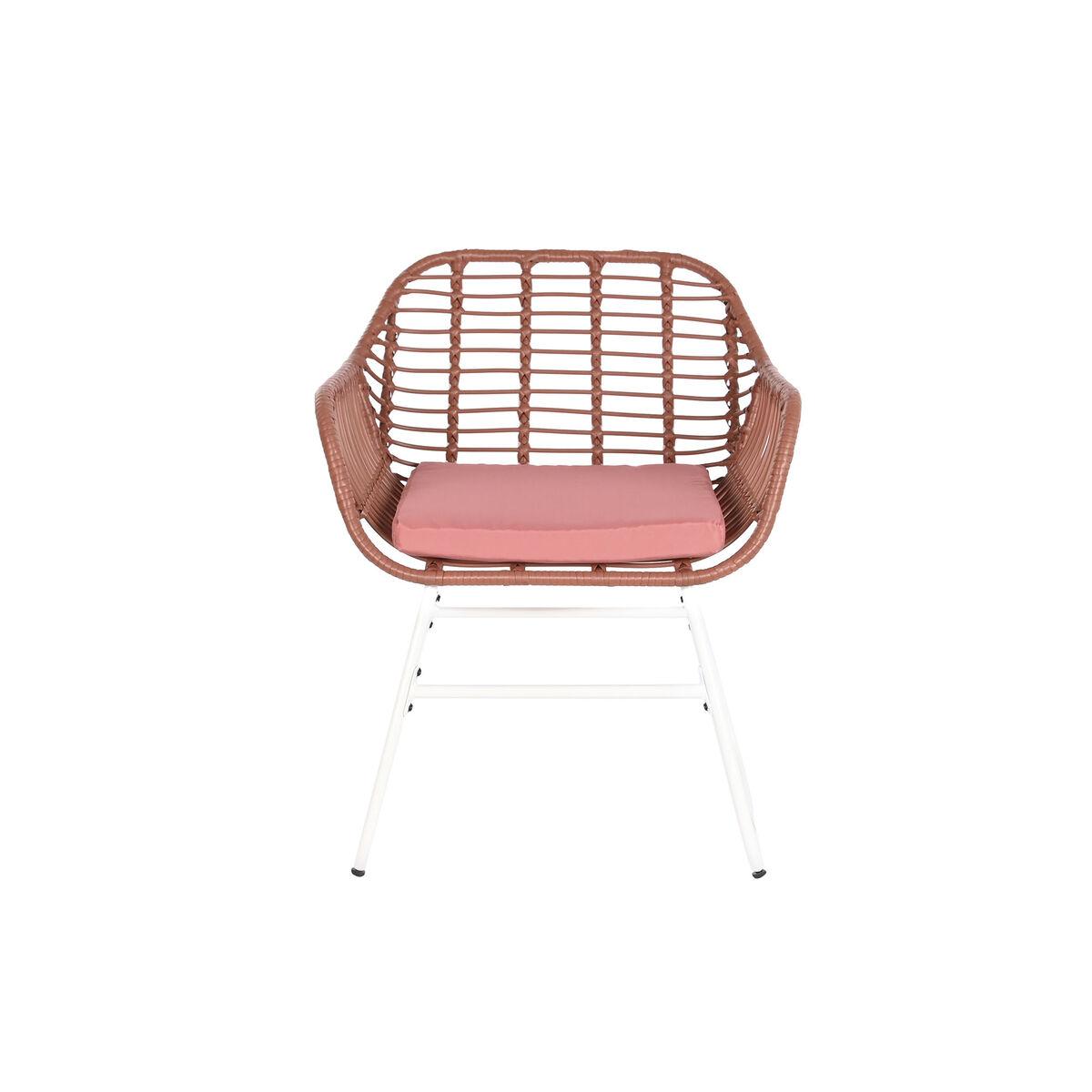 Muebles de Jardín DKD Home Decor Blanco Terracota 124 x 74 x 84 cm (4 Piezas)