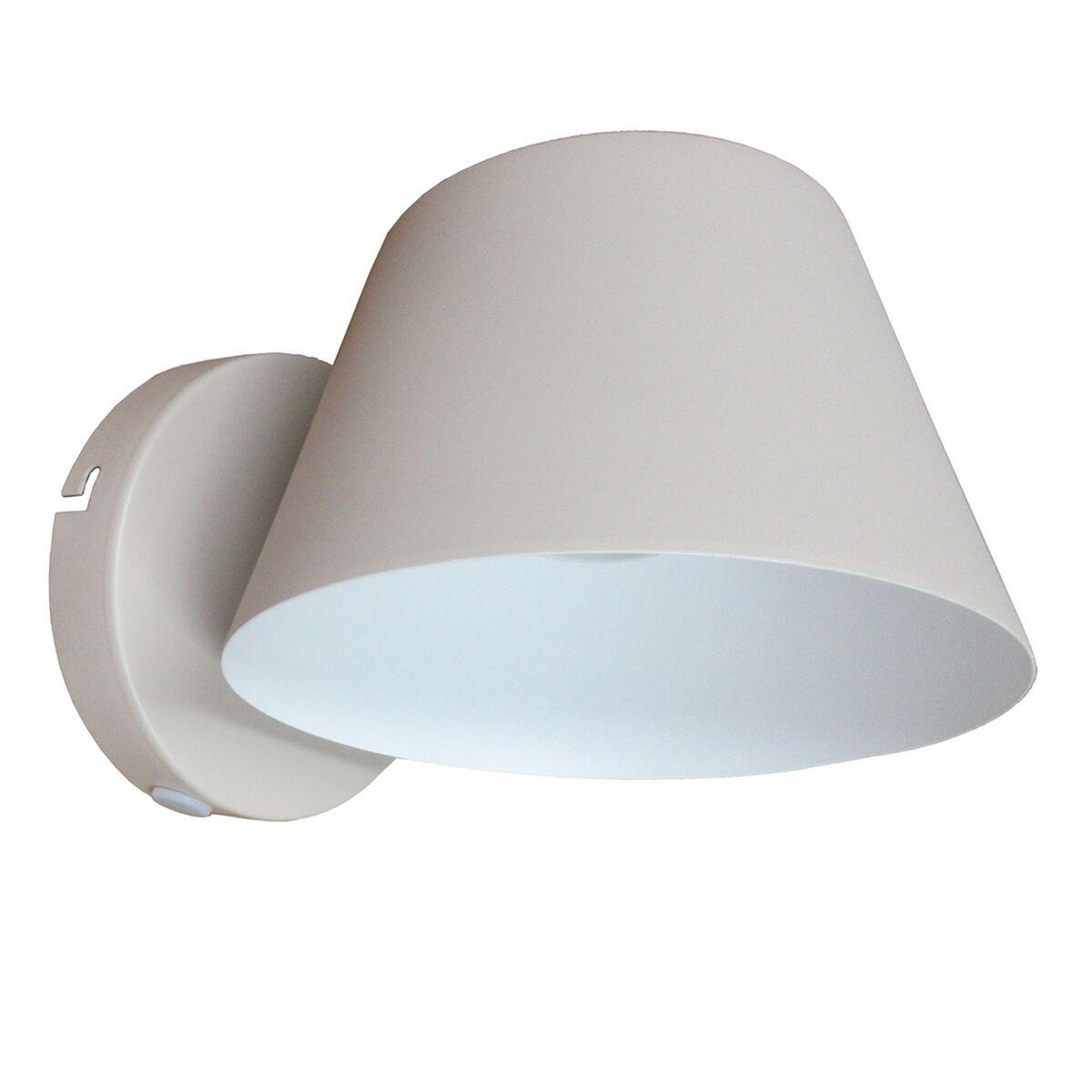 Lámpara de Pared Metal Crema 16 x 16 x 12 cm