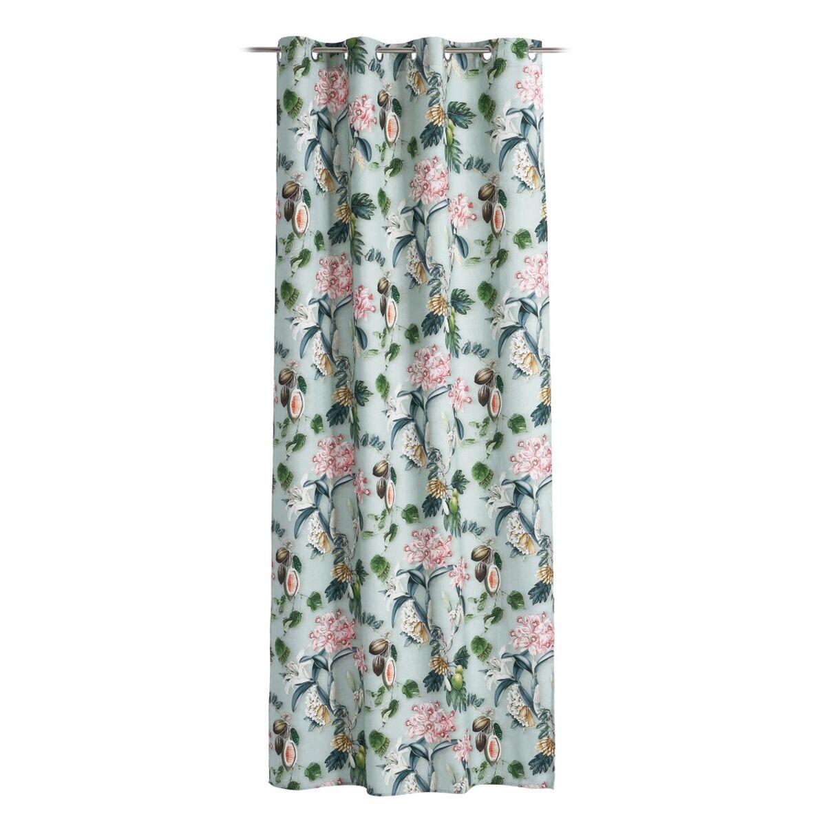 Cortina Turquesa 100 % algodón 140 x 260 cm