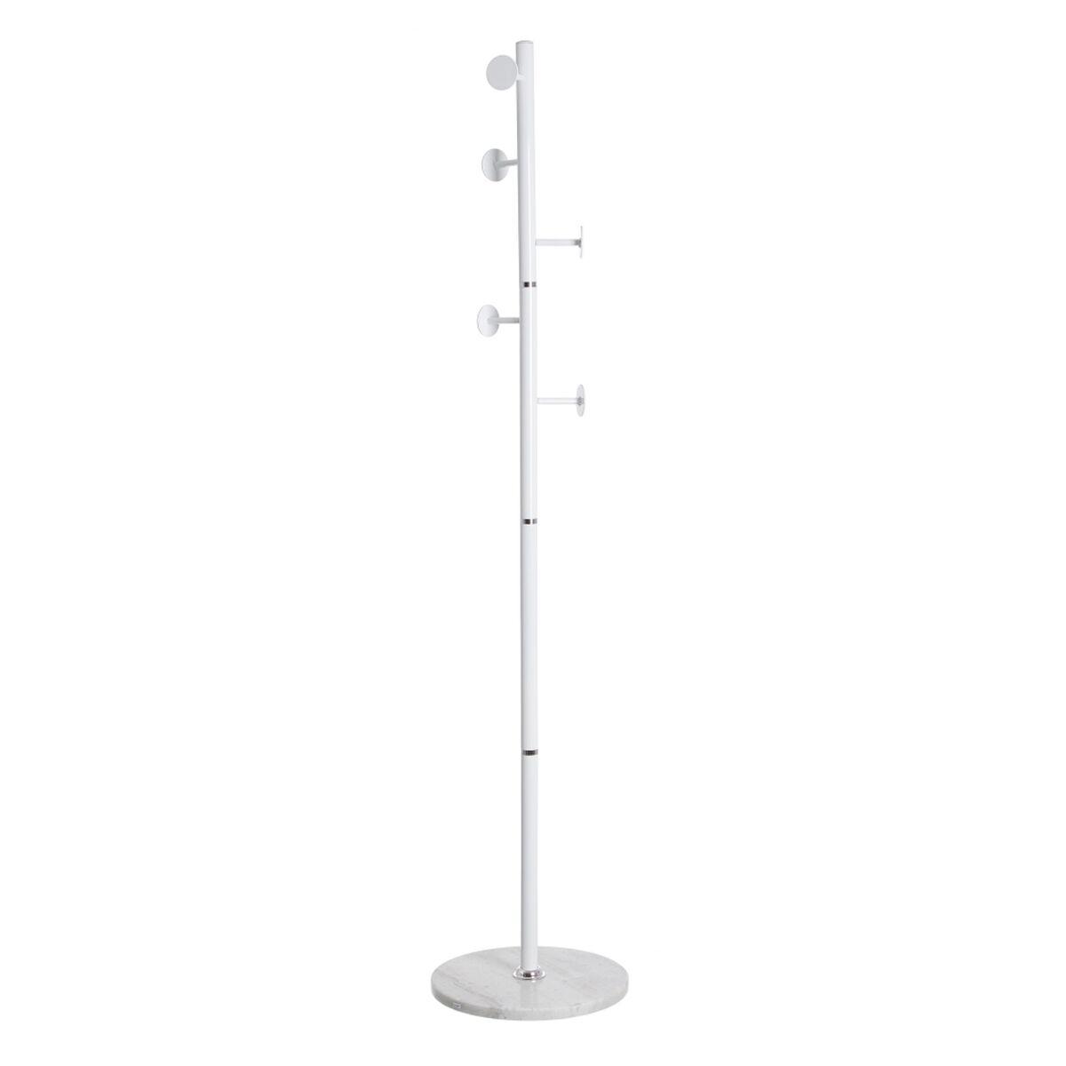 Perchero de Pie 37 x 37 x 174 cm Metal Blanco