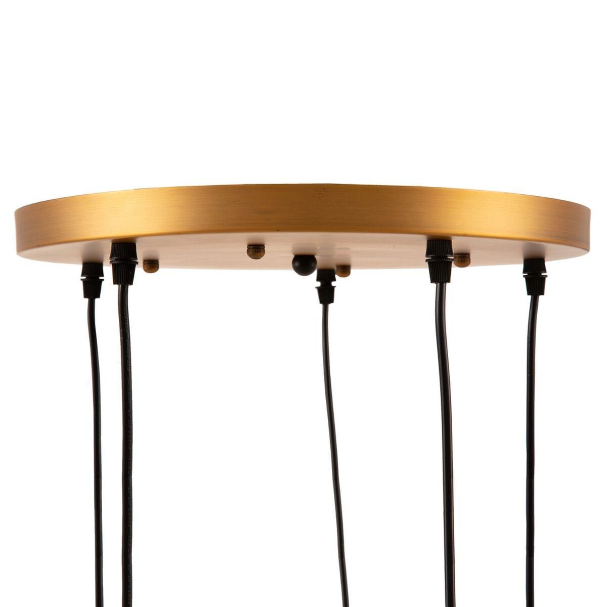 Lámpara de Techo 40 x 40 x 140 cm Cristal Dorado Metal