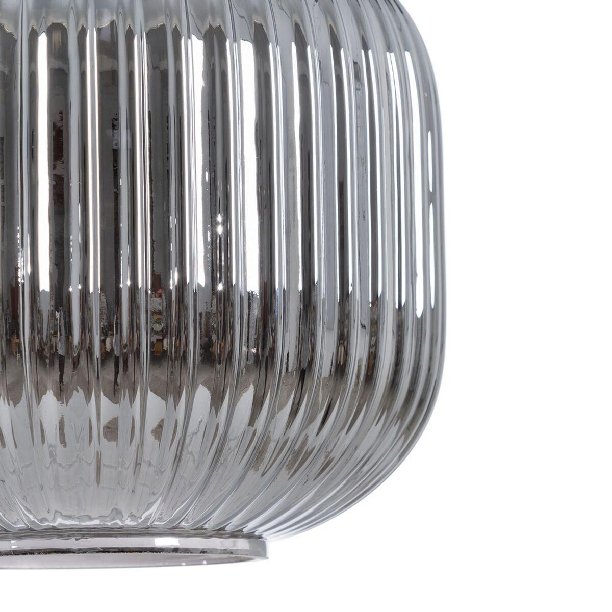 Lámpara de Techo Cristal Gris Dorado Metal Hierro 220 V 240 V 20 x 20 x 30 cm