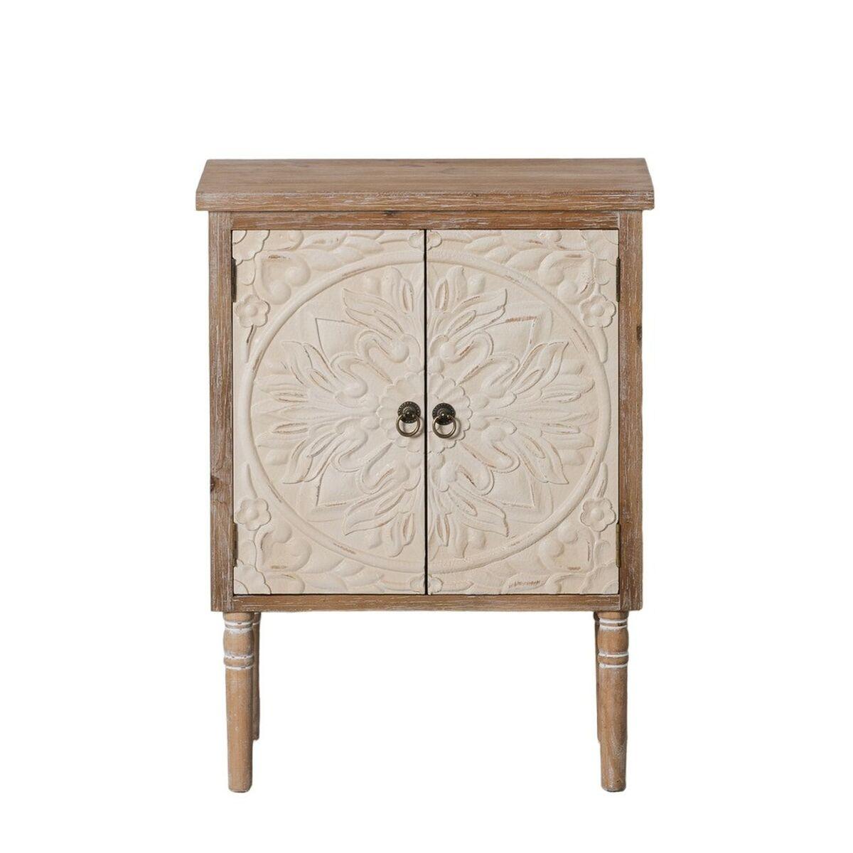 Armario SHABBY CHIC 64 x 37 x 86 cm Natural Madera Blanco