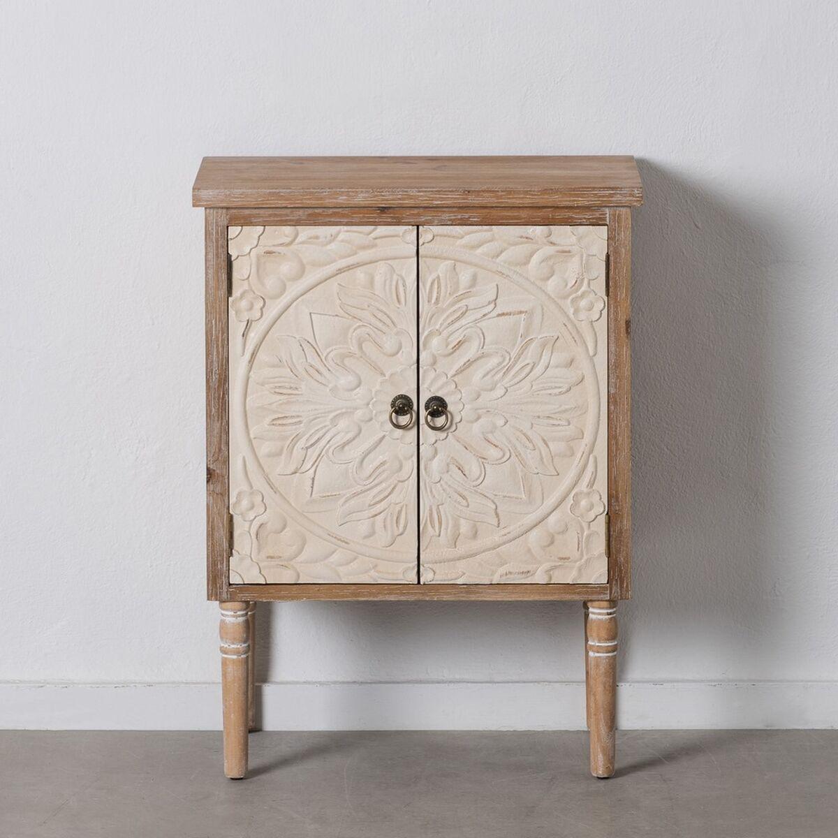 Armario SHABBY CHIC 64 x 37 x 86 cm Natural Madera Blanco
