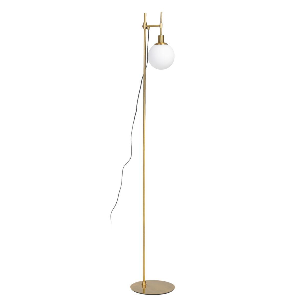 Lámpara de Pie 24 x 17 x 160 cm Cristal Dorado Metal