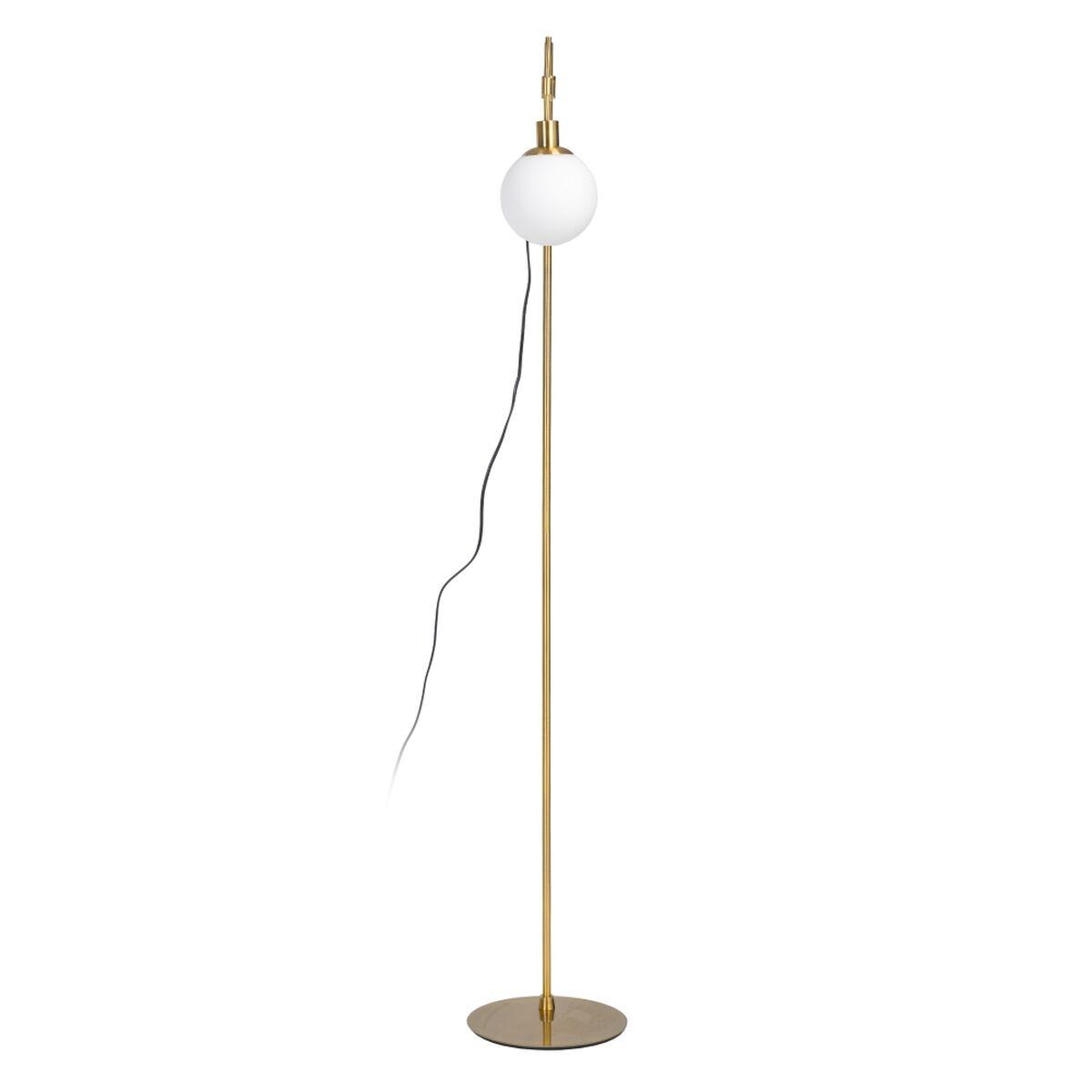 Lámpara de Pie 24 x 17 x 160 cm Cristal Dorado Metal