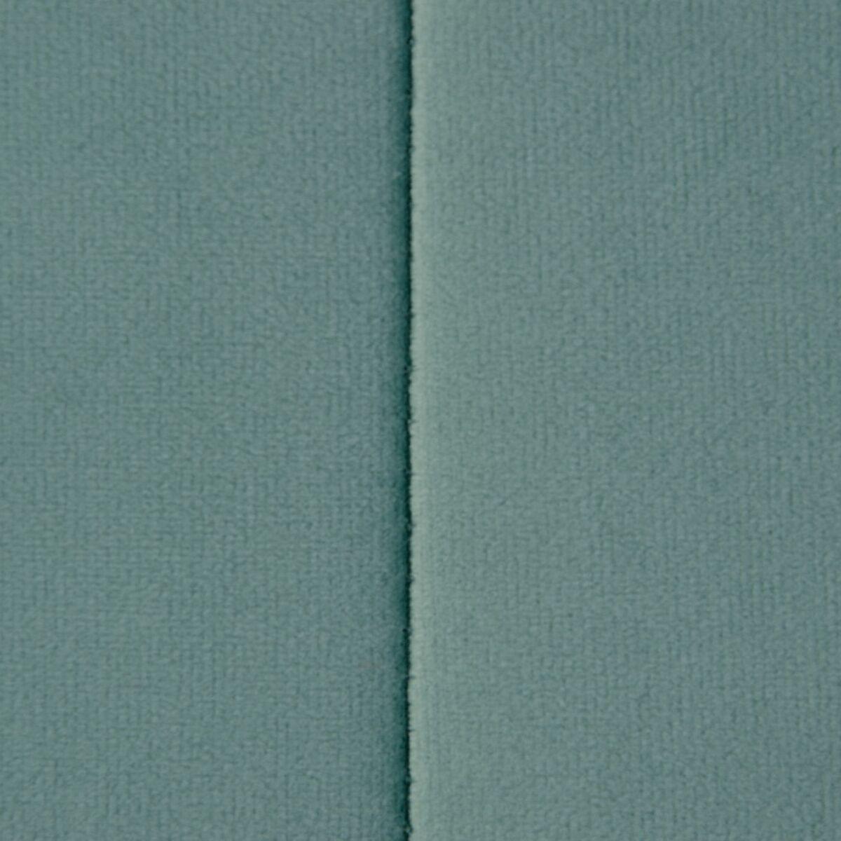 Cabecero de Cama 160 x 7 x 64 cm Tejido Sintético Aguamarina