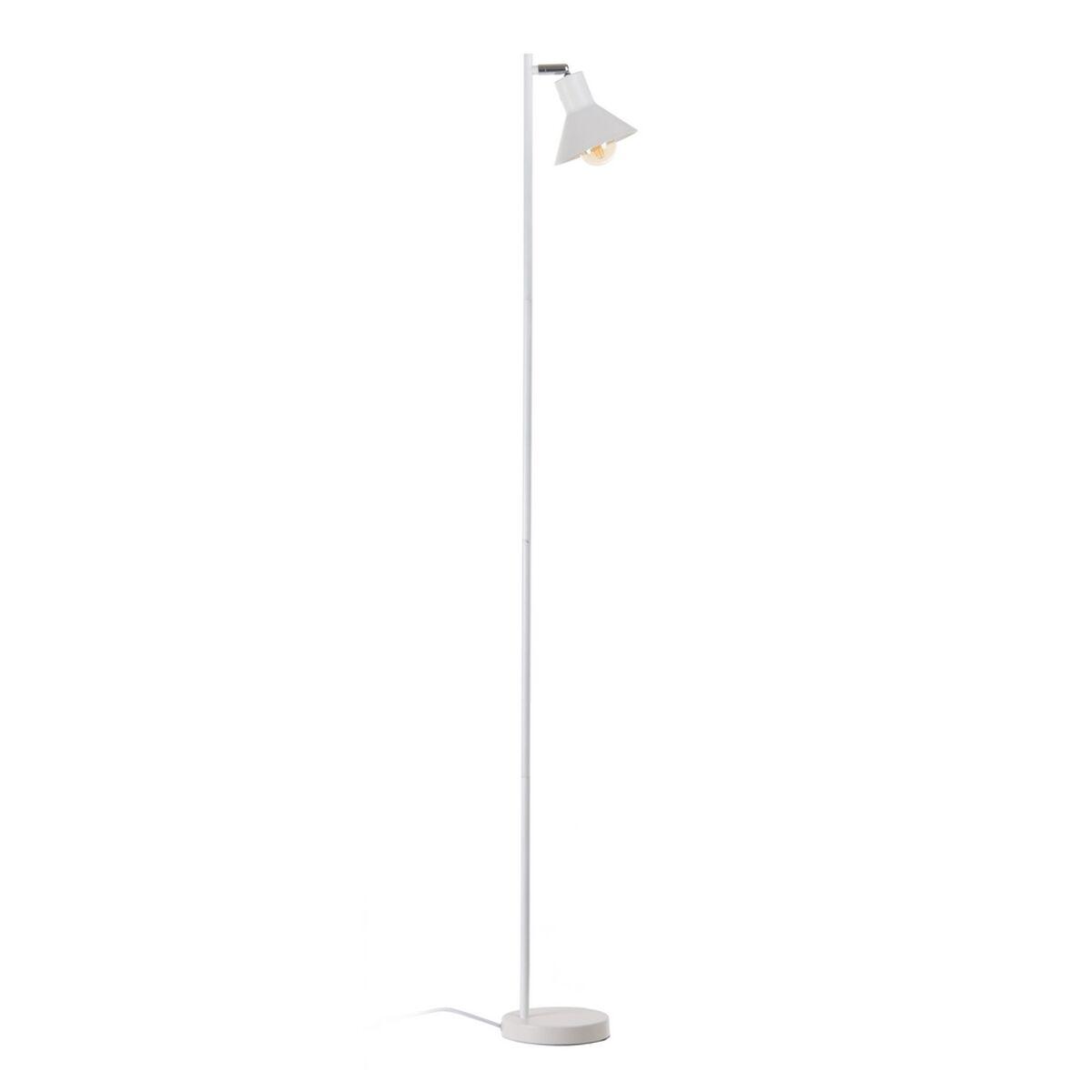 Lámpara de Pie 15,5 x 15,5 x 143 cm Metal Blanco