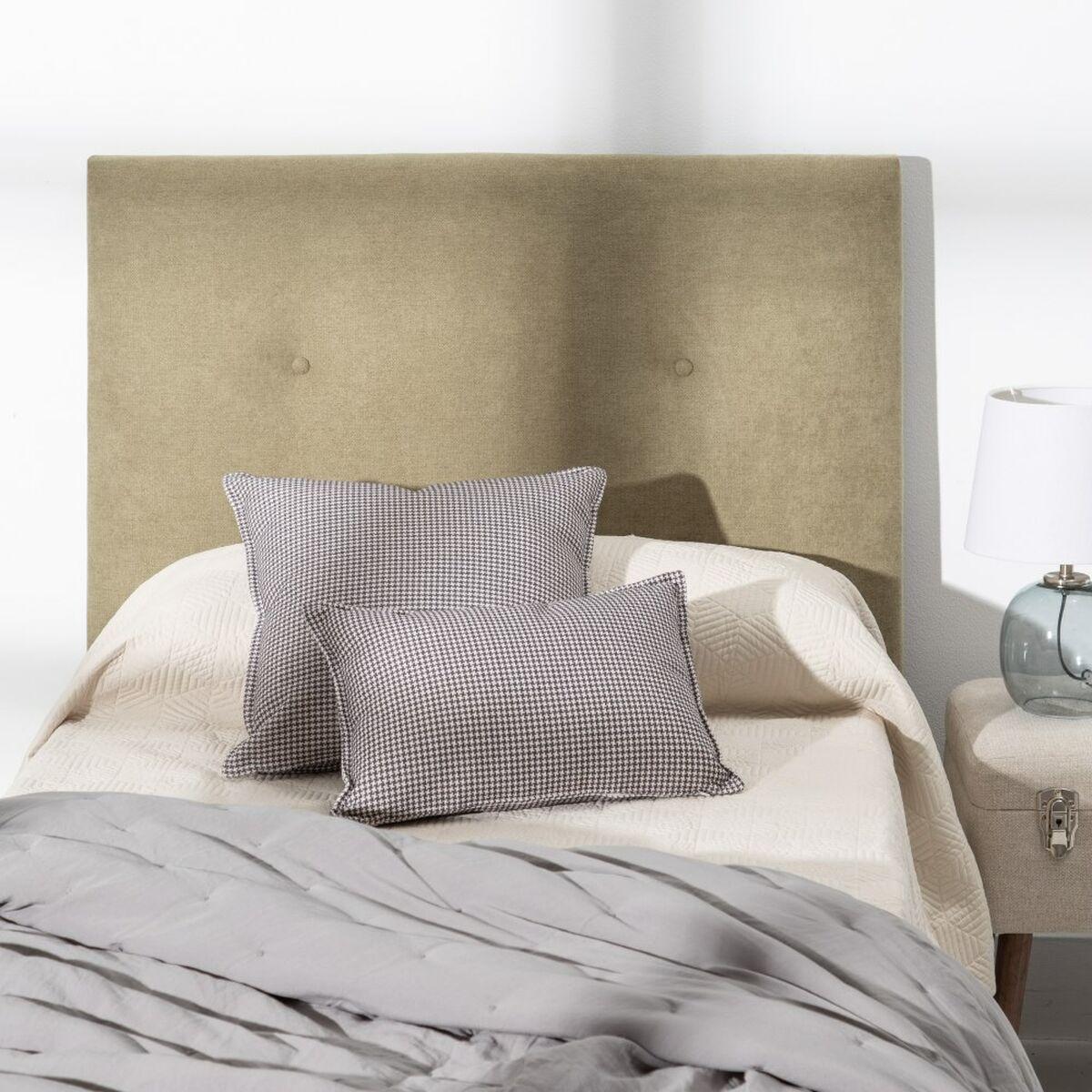 Cabecero de Cama Tejido Sintético Madera Oliva 100 x 4 x 80 cm