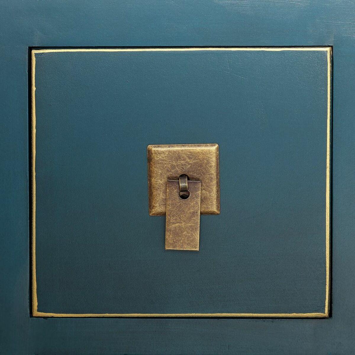 Mueble de TV ORIENTE 130 x 24 x 50,5 cm Azul Madera MDF