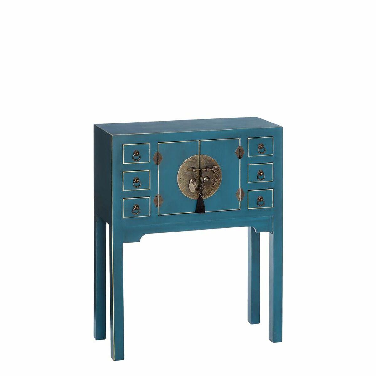 Recibidor ORIENTE Azul Dorado 63 x 26 x 80 cm