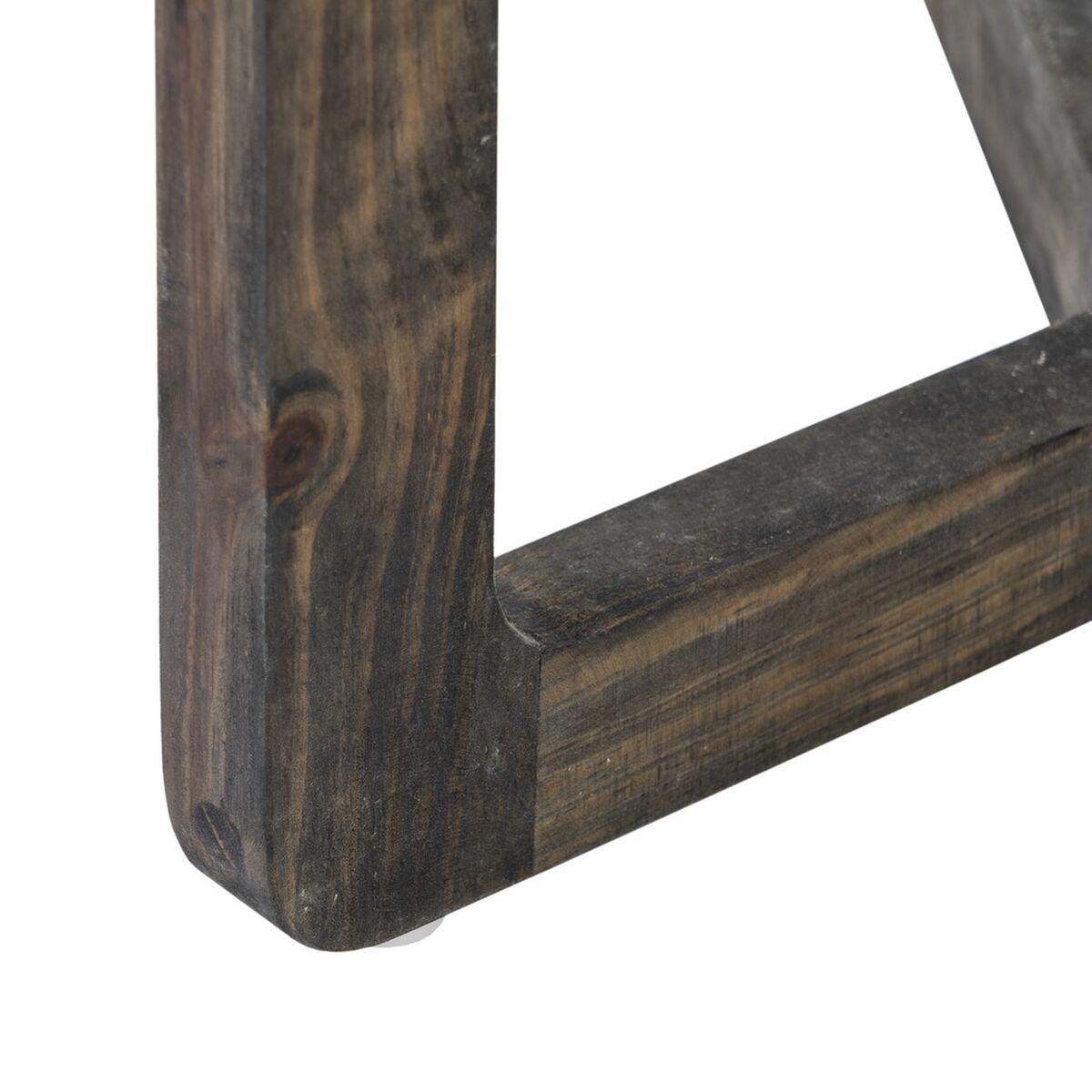 Mesa auxiliar Beige Bambú 45 x 45 x 55 cm Madera MDF