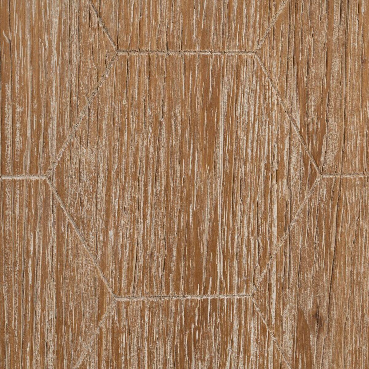 Recibidor con Cajones COUNTRY 90 x 35 x 80 cm Natural Blanco Madera de abeto Madera MDF