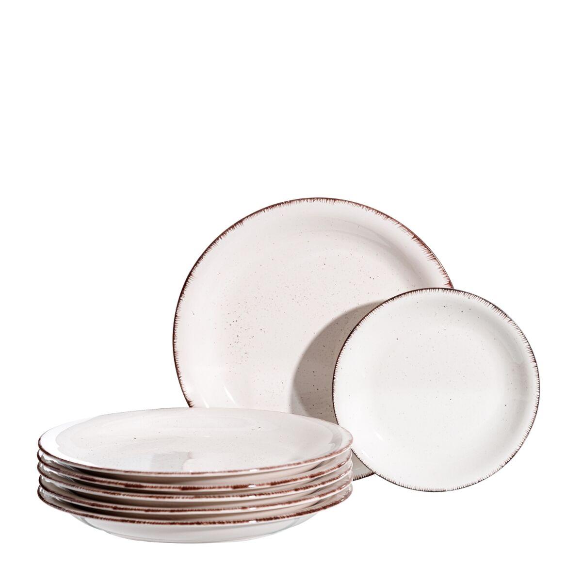 Vajilla Blanco Gres 18 Piezas