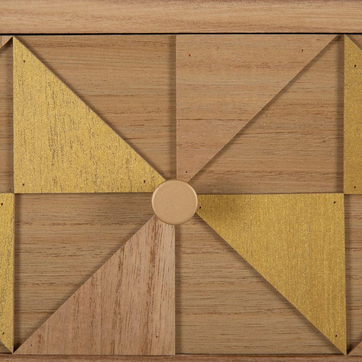 Cajonera BONNARD 80 x 40 x 79,5 cm Natural Dorado Madera