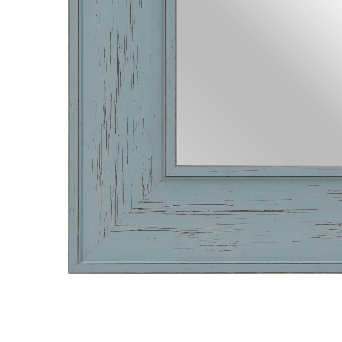 Espejo de pared 66 x 2 x 86 cm Azul Madera