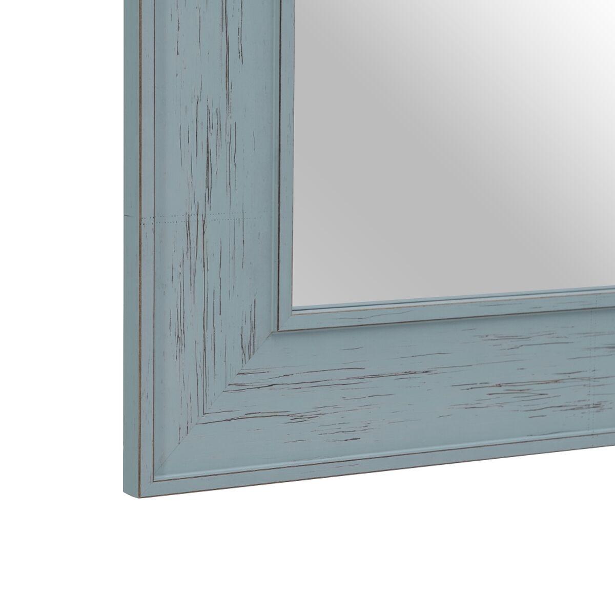 Espejo de pared 66 x 2 x 86 cm Azul Madera