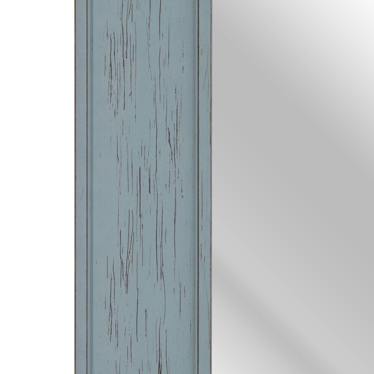 Espejo de pared 66 x 2 x 86 cm Azul Madera