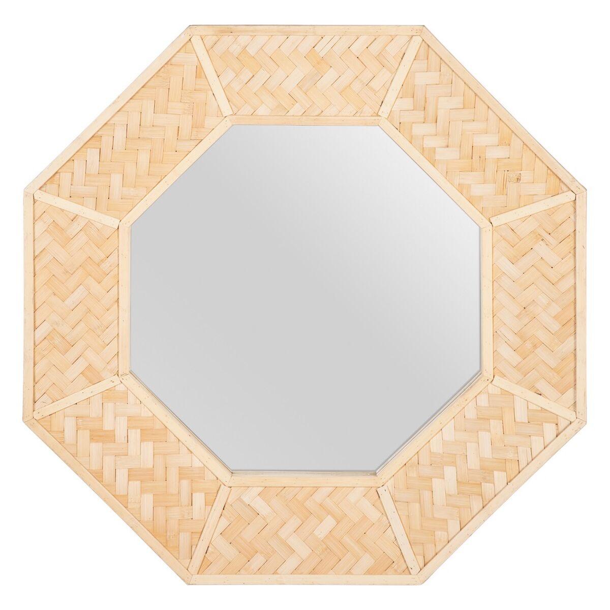 Espejo de pared Natural 81 x 6,5 x 81 cm